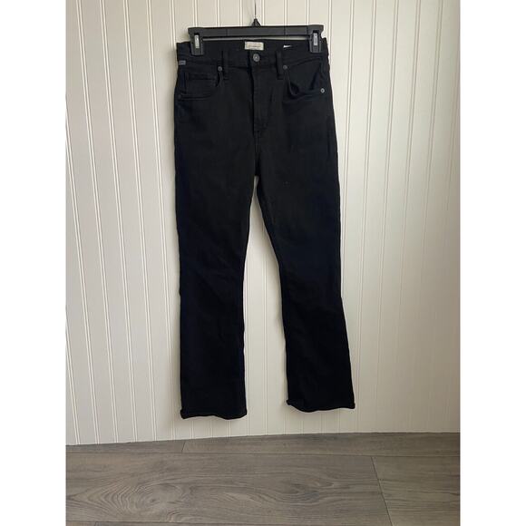 Citizens of Humanity Isola in Plush Black Cropped Jeans Women's Size 25 - Picture 1 of 4
